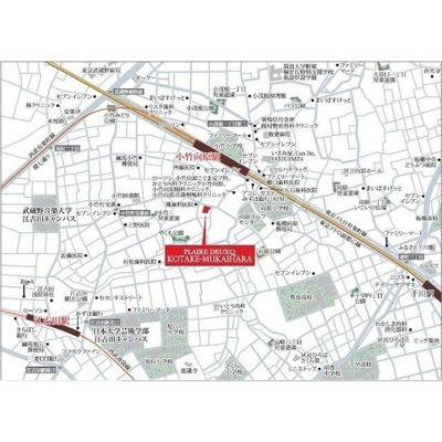 【地図】 | プレールドゥーク小竹向原