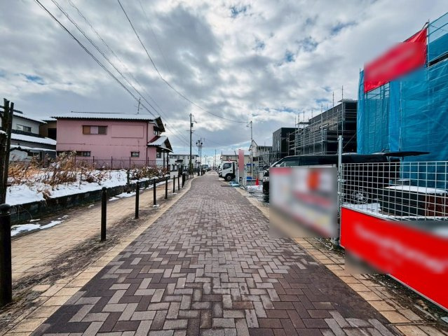 タマタウン　瑞穂市穂積小Ⅲ　全3区画分譲の前面道路含む現地写真|「現地（2026年1月5日）撮影」　　
■前面道路　
■ヤマダ不動産　株式会社リライフ