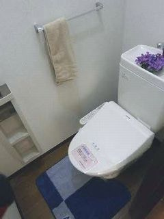 広島市安佐北区上深川町のアパートのトイレ|シャワートイレ