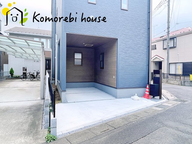 さいたま市北区宮原町　第3　新築一戸建て　リーブルガーデン　01の駐車場|車をお持ちの方に嬉しい駐車場付きの物件です