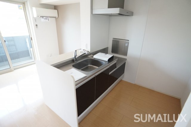 熊本市中央区世安３丁目のアパートのキッチン