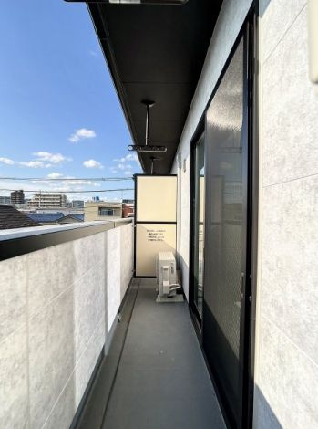 コンフォート川口のバルコニー