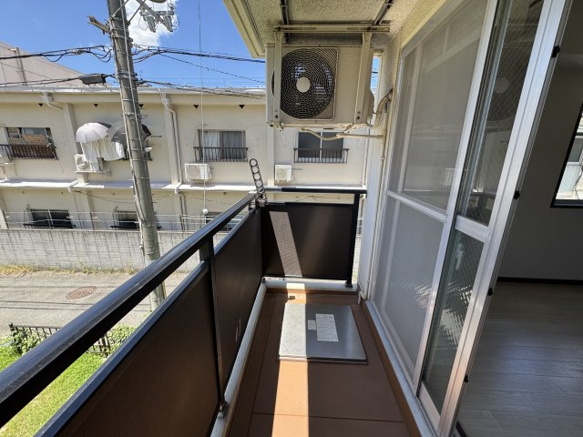 SKハイツのバルコニー