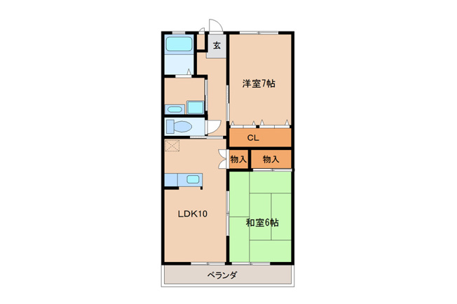 【間取り】 | サンメリー沖代