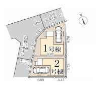 さいたま市北区宮原町　第3　新築一戸建て　リーブルガーデン　02の区画図|2号棟