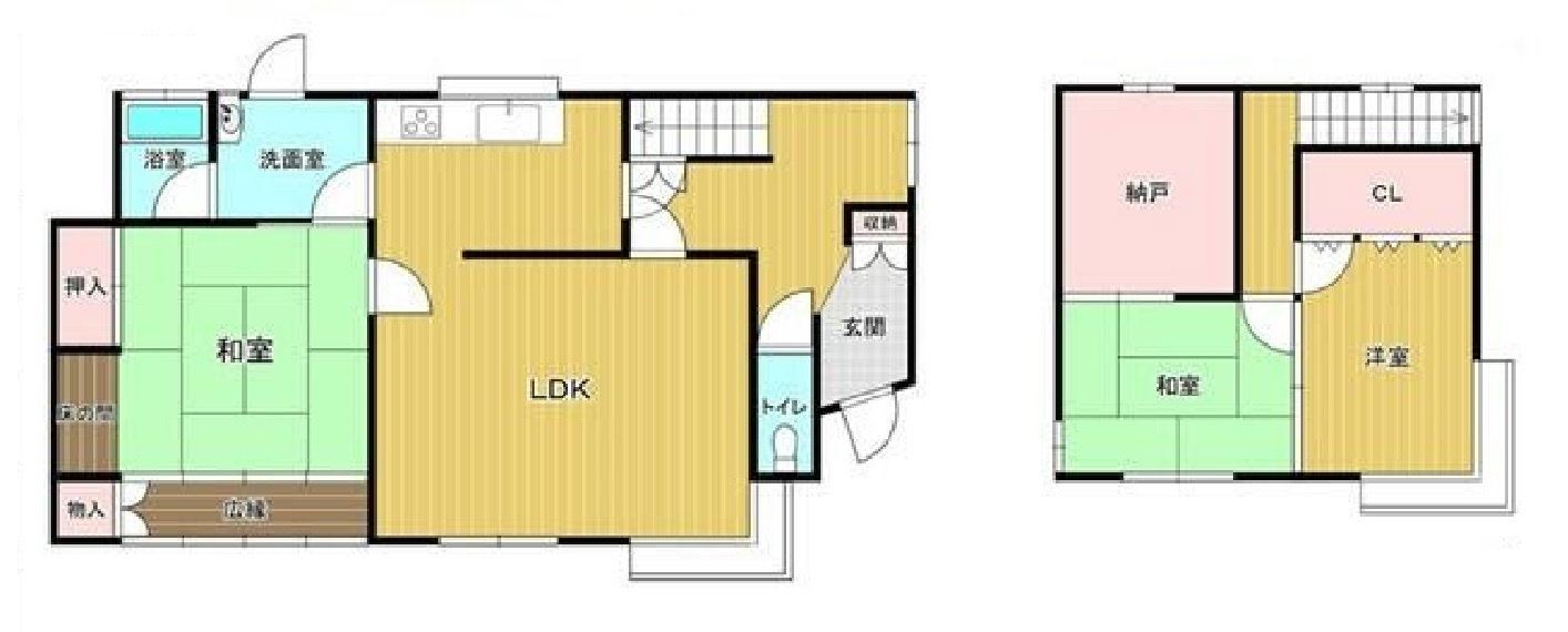 和歌山市禰宜・中古戸建・114646の間取り