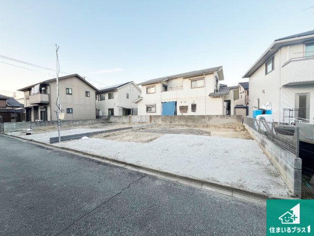 高砂市高砂町東宮町　新築一戸建ての外観|現在の進捗状況です！順調に作業進行中、完成が待ち遠しいです！詳細の間取り等、お気軽にお問い合わせください！