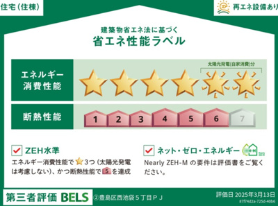 【省エネ性能ラベル】 | セレスティア池袋立教通り