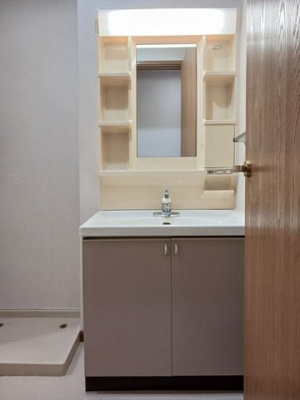 【洗面所】 | クレールＢ | コンパクトで使いやすい洗面所