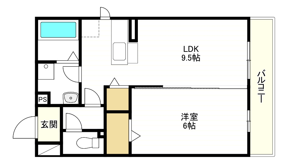 セジュール ビブロの間取り