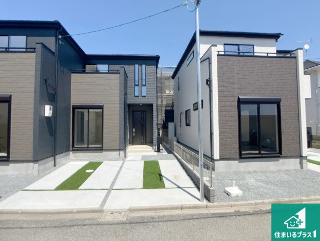 高砂市高砂町東宮町　新築一戸建ての外観|安心の10年保証！外観を美しく保ち、雨水で汚れを落とします！気になることがありましたら、お気軽にお問い合わせください！