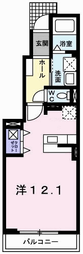 アンジュ・プロムナードの間取り|間取図