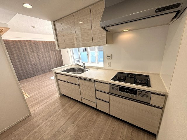 【キッチン】 | □■プライム湘南辻堂リーフィアレジデンス■□ | 食洗機付きのシステムキッチン。収納豊富で便利です！