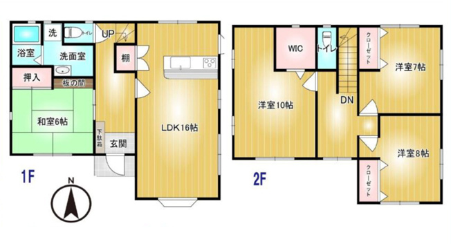 【間取り】 | 前橋市樋越町　中古住宅
