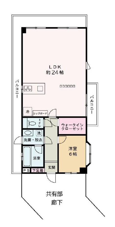 サンライズマンション岩出Ⅷの間取り