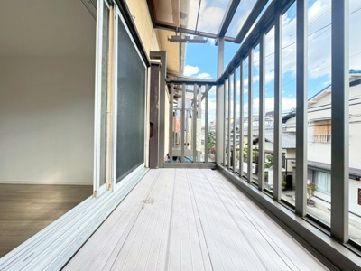 【バルコニー】 | 箕面市瀬川2丁目テラスハウス