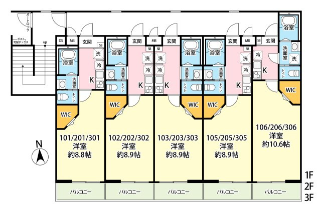 キャメル草加八幡町の間取り