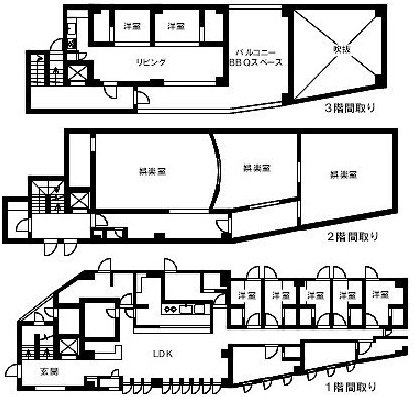 【間取り】 | 川奈風越郷別荘地　戸建