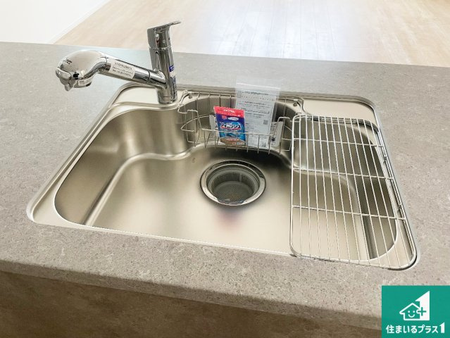 神戸市兵庫区吉田町　第1期　新築一戸建ての設備|広々としたシンクで食器洗いも楽々！