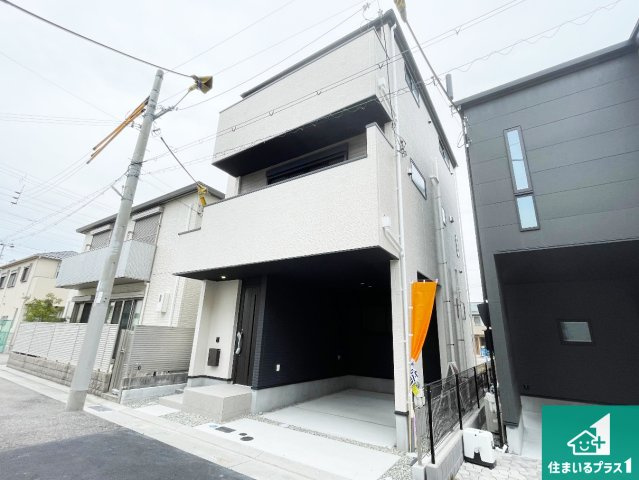 神戸市兵庫区吉田町　第1期　新築一戸建ての外観|お客様に長く安心して住んでいだだける事にこだわった家づくり！住んでからのアフターサービスにもしっかりと取り組んでいます！