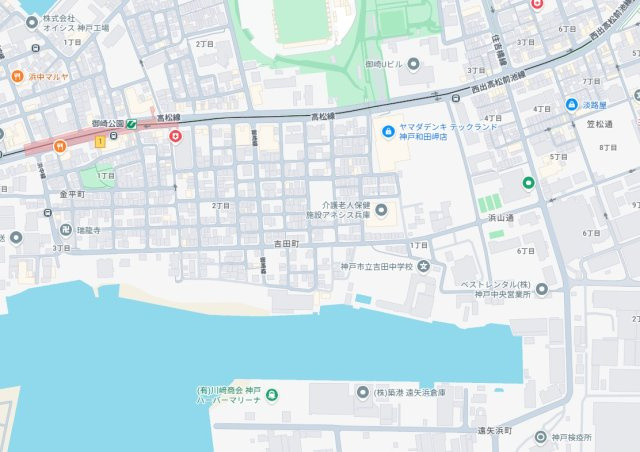 神戸市兵庫区吉田町　第1期　新築一戸建ての地図