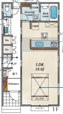 【仲介手数料無料】所沢市下安松全１１棟５号棟　所沢の新築住宅なら西武ハウジングの間取り