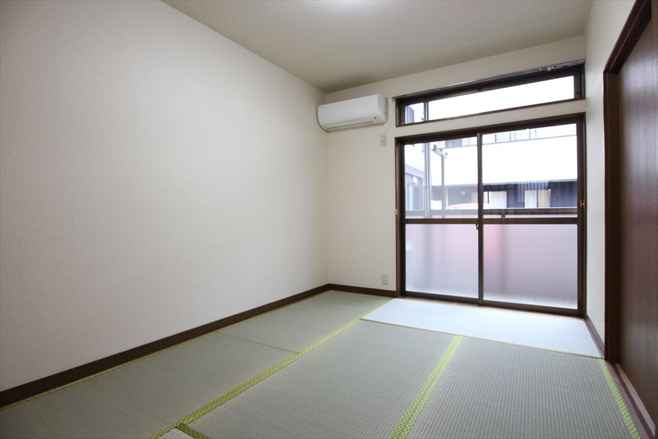 サンハイツ天野Ⅱの和室|フローリングだけでなく、和室もあります