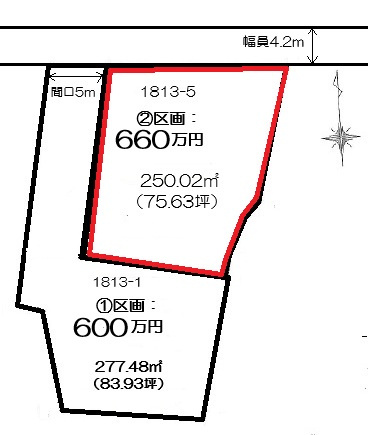 高崎市金古町売地