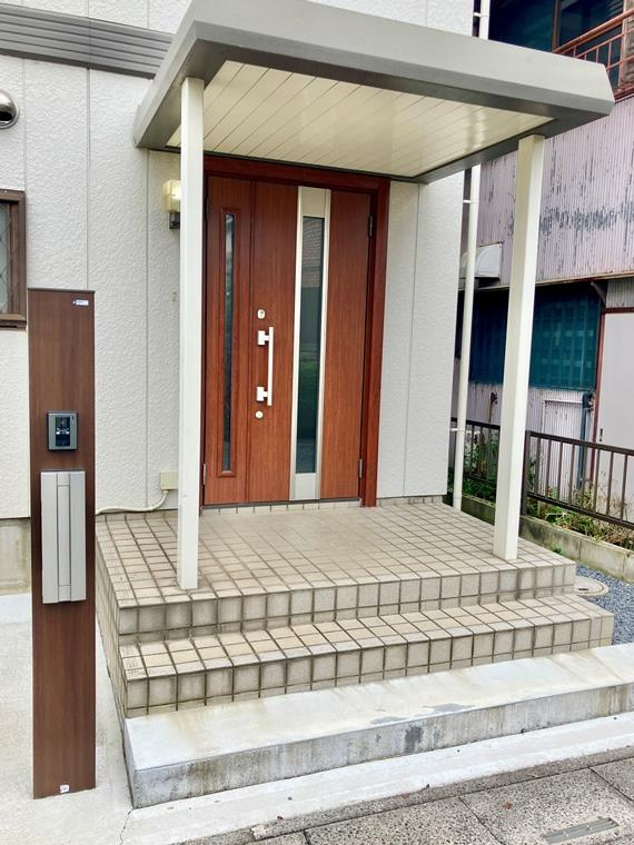 上小町戸建のエントランス|毎日通るエントランスはこのようになっています