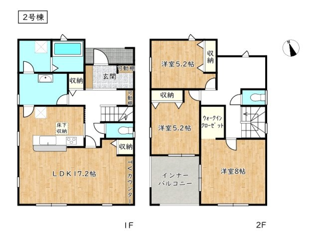 【間取り】 | 姫路市白浜町宇佐崎北／全4棟