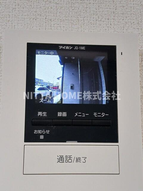 エリシオン　レジデンスⅡのセキュリティ|顏をみて会話ができるモニタ付きインターホン◎