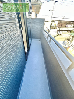 【バルコニー】 | 並列2台駐車　宅配ボックス付き　鷺沼台3　1号棟 | 販売現地