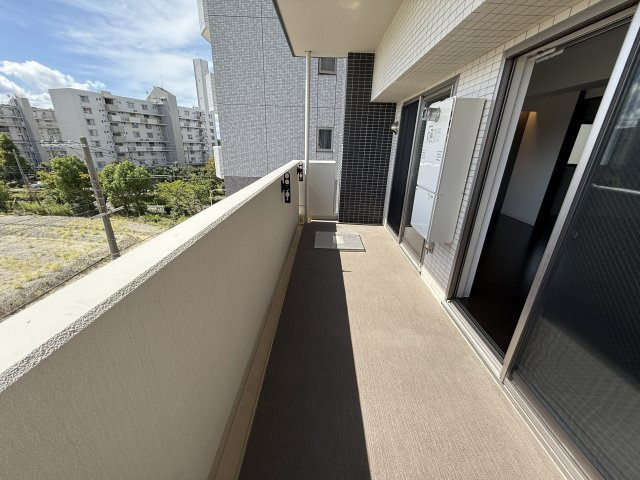 アンフィニⅩⅠ緑地公園のバルコニー