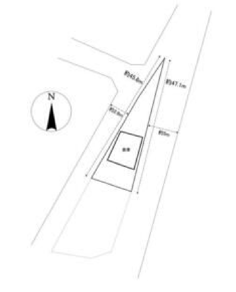 売倉庫　小山市喜沢の区画図