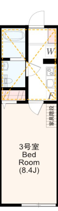 川崎市多摩区西生田１丁目のアパート