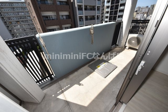 ユイットアルブル上町台のバルコニー