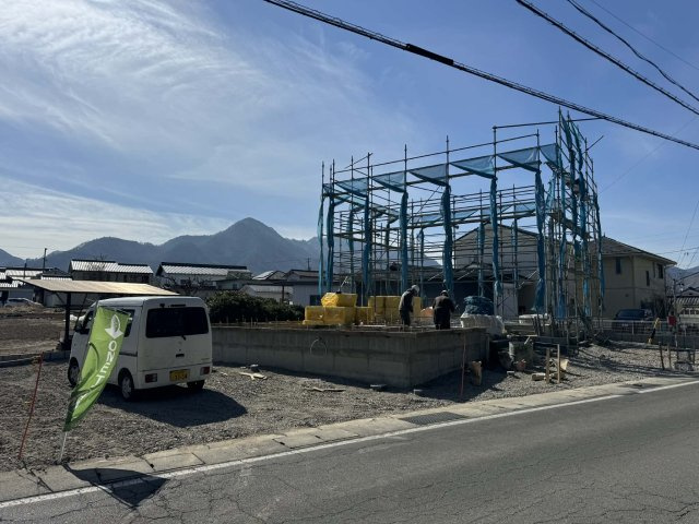 上田市下之郷第１の前面道路含む現地写真