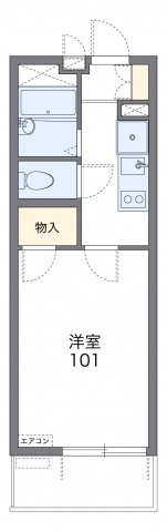 【間取り】 | レオパレスパレス中田 | 画像2