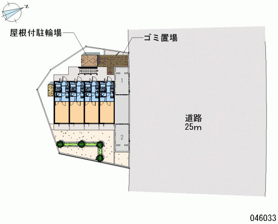 【区画図】 | レオパレスパレス中田 | 画像4