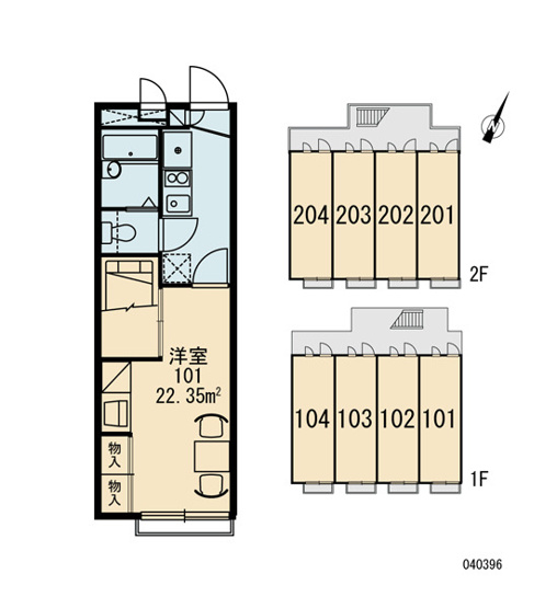 【区画図】 | レオパレス壱番橋 | 画像3