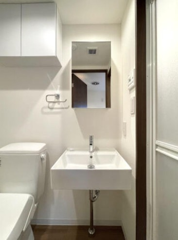 スカイラシクラス平和台の洗面所