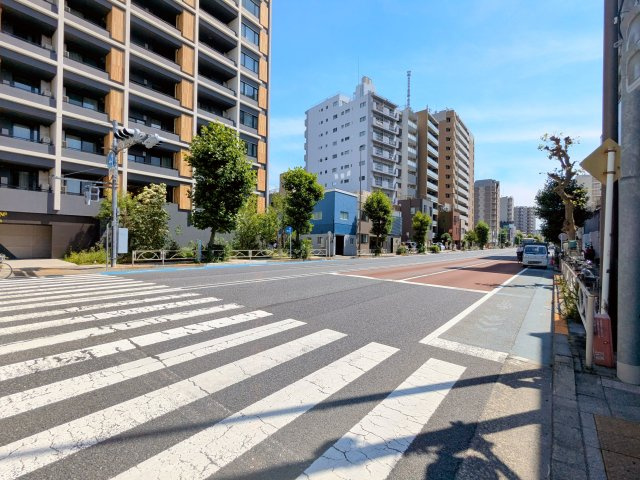 墨田区東向島１丁目の売地の前面道路含む現地写真|～前面道路含む現地写真～