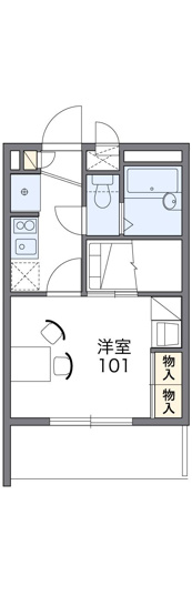 【間取り】 | レオパレス大和田Ⅱ | 画像2