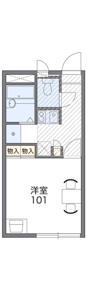 【間取り】 | レオパレスルソレイユ | 画像2