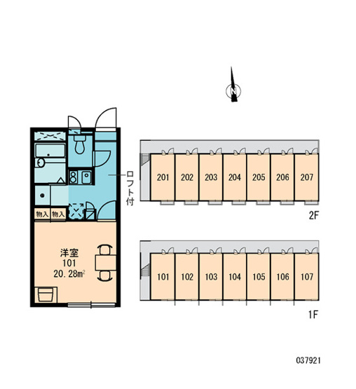 【区画図】 | レオパレスルソレイユ | 画像3