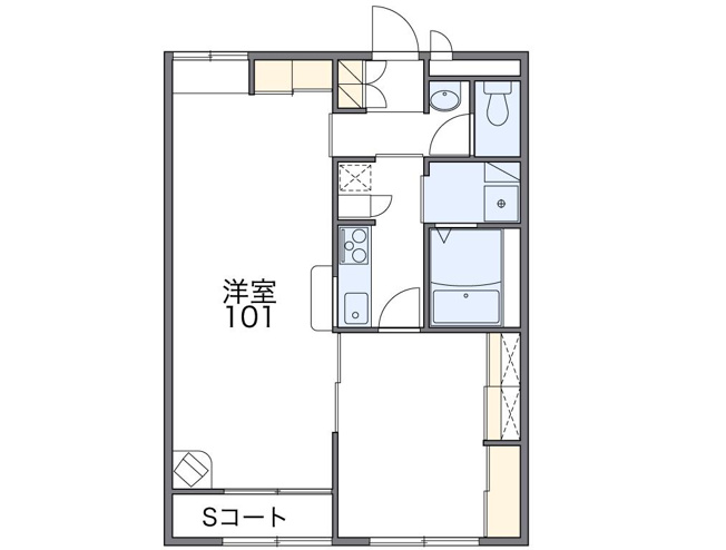 【間取り】 | レオパレス柳澤 | 画像2
