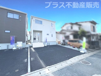 【外観】 | 完成しました。物件内部もご見学頂けます。プラス不動産販売にお任せ下さい。