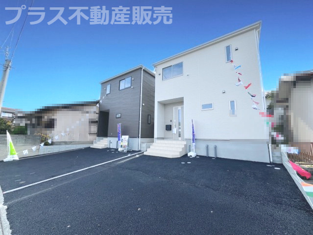 【外観】 | 福岡市南区西長住1丁目第4　1号棟（全2棟）【仲介手数料無料・0円】 | 現地写真。プラス不動産販売なら、現場の全ての棟をまとめてご見学頂けます。