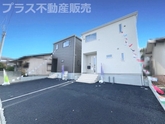 【外観】 | 現地写真。プラス不動産販売なら、現場の全ての棟をまとめてご見学頂けます。