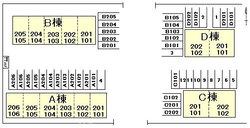 ＢＥＬＬ　ＣＩＴＹ　Ａの駐車場